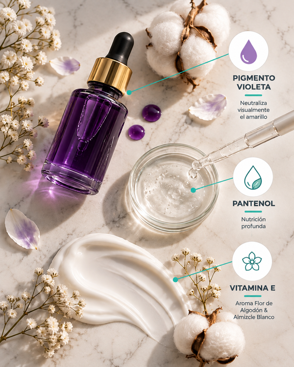 Shampoo Matizador-Whitening | Pantenol y Vitamina E