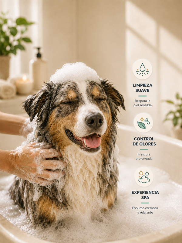 Shampoo Desodorante Calmante | Avena y Bicarbonato